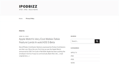 Desktop Screenshot of ipodbizz.com